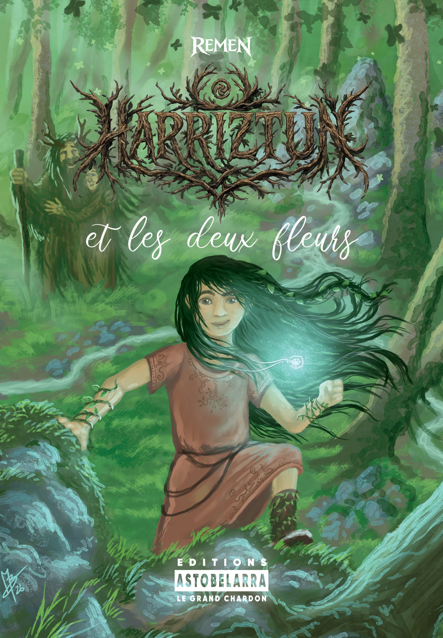 Harriztun et les deux fleurs, roman jeunesse de Remen, Astobelarra 2026